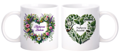Obrazek Najlepsza Babcia i Najlepszy Dziadek, 2x330 ml